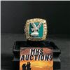 Image 1 : PHILADELPHIA EAGLES N.F.L 1980 "JOHNSON" CHAMPIONSHIP REPLICA RING (ref697)