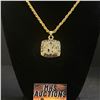 Image 1 : NEW YORK YANKEES M.L.B 2000 CHAMPIONSHIP NECKLACE (refR48)