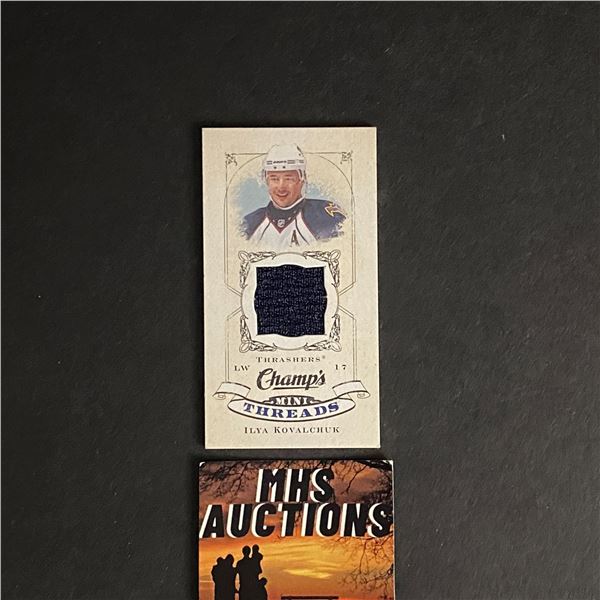 ILYA KOVALCHUK 2008-09 CHAMPS JERSEY HOCKEY CARD (ref2441)