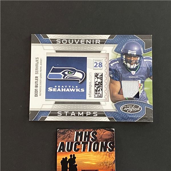 2009 PANINI DEON BUTLER PATCH/STAMP CARD #22/25 ONLY 25 MADE (ref2498)