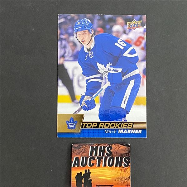 2017-18 MJ HOLDINGS MITCH MARNER ROOKIE HOCKEY CARD (ref2538)