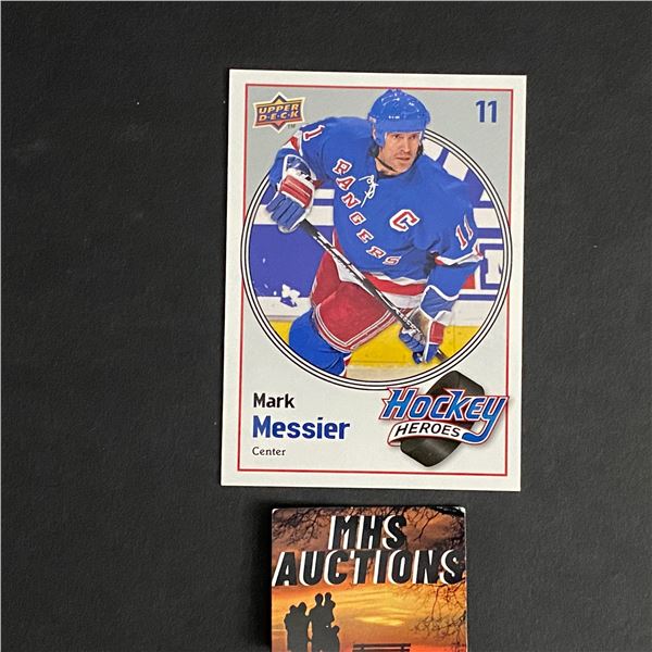 MARK MESSIER UPPER DECK RARE INSERT CARD HH26 (ref2592)