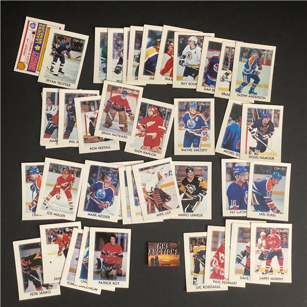 1987-88 O PEE CHEE COMPLETE SET MINI CARDS (ref2594)