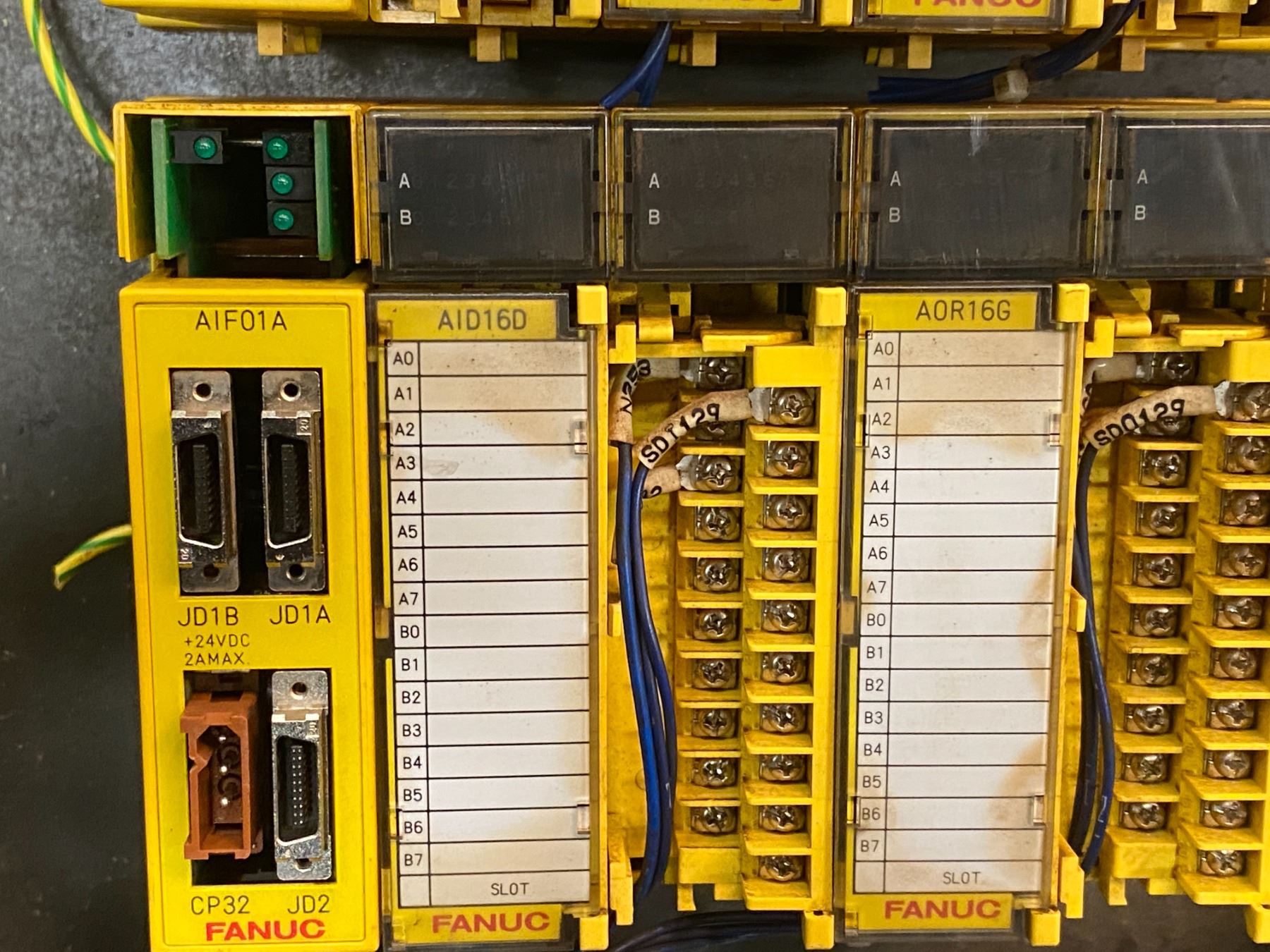 LOT OF FANUC RACKS WITH MODULES