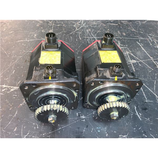 (2) - Fanuc A06B-0235-B605 AC Servo Motors