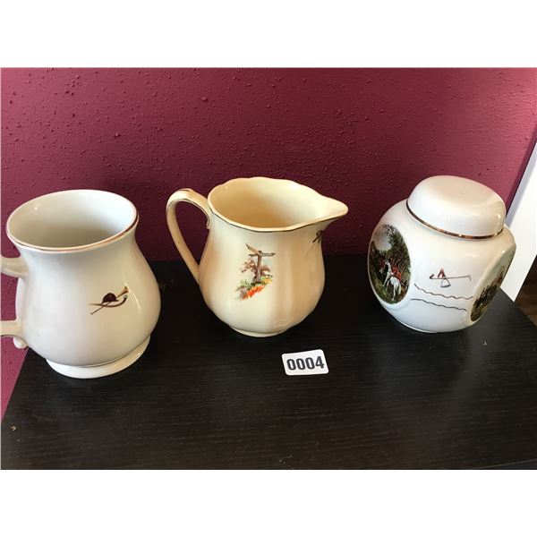 Sadler, Sunshine Burgess & Leigh Porcelain Containers