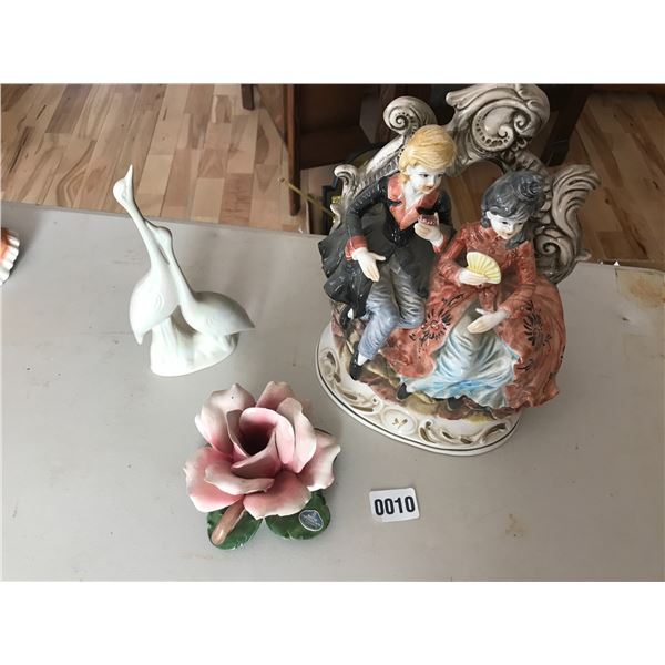 3 Capodimonte Figurines