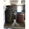 Image 1 : Swifts Jewel Shortening Canister & Milk Jug with Original Dairy Number