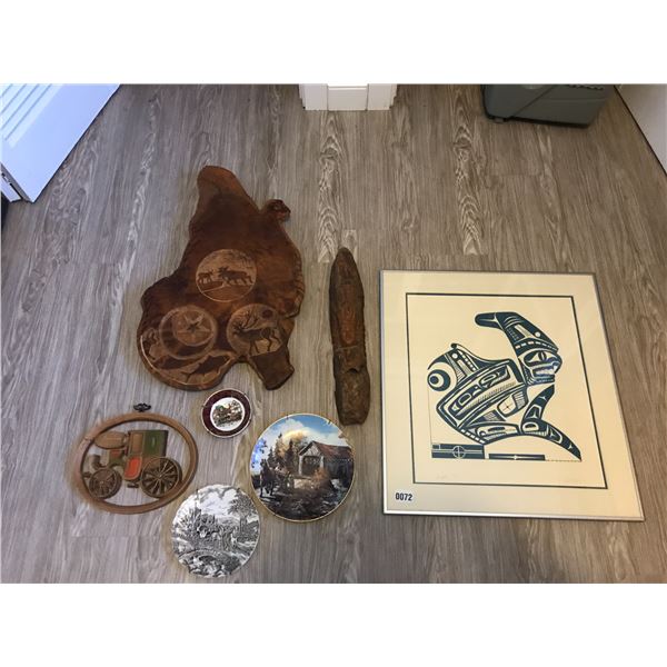 2 Plated of McGee's Bridge by Georgia Jarvis, Aboriginal Picture Led Edition 24 of 110 & Assorted Wo