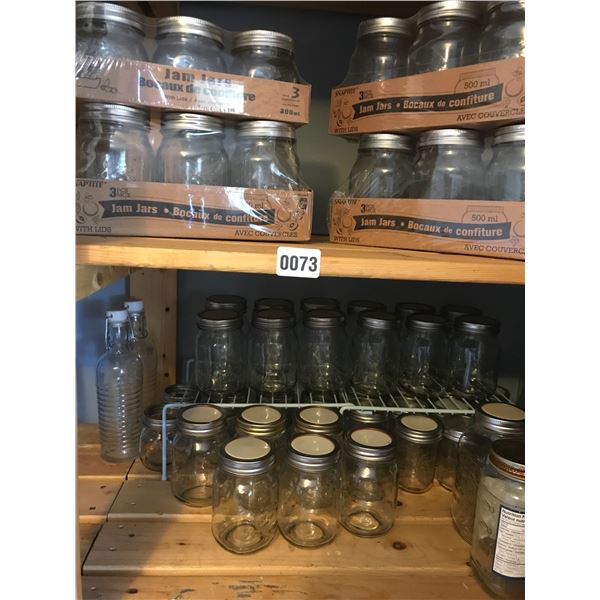 Assorted Canning Jars