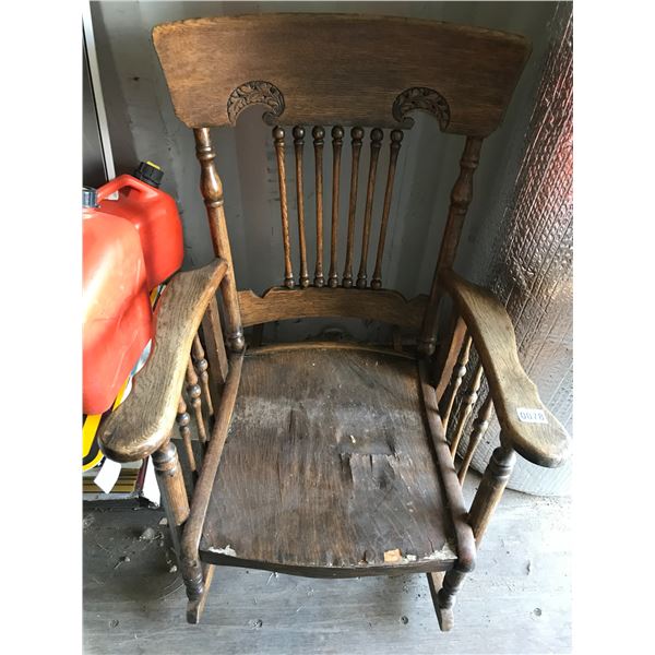 Vintage Wood Rocking Chair