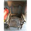 Image 1 : Vintage Wood Rocking Chair
