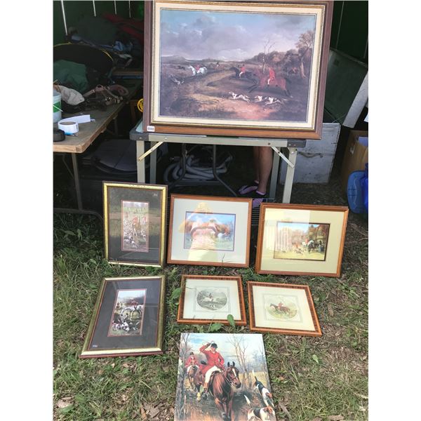 8 Assorted Horse Pictures