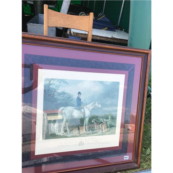 6 Framed Pictures including Will Long on Bertha & The Horse & Buggy by Ratalia,