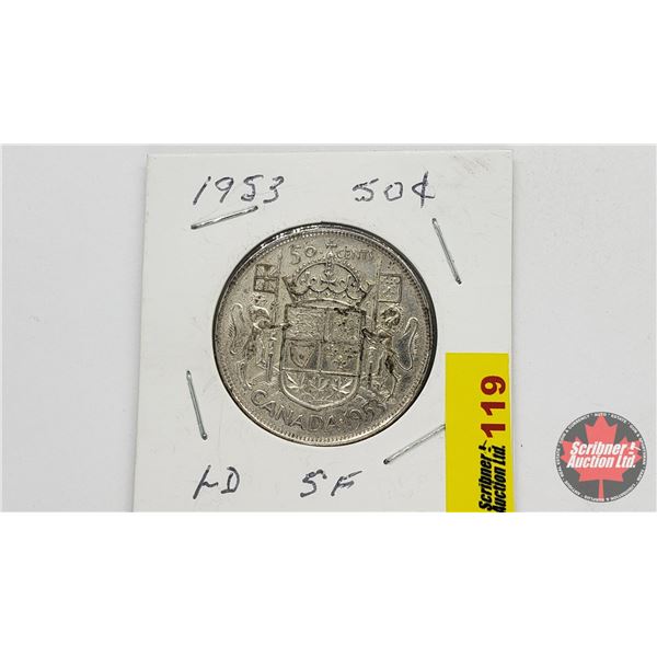 Canada Fifty Cent 1953LD SF