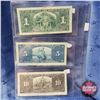 Image 2 : Canada 1937 Bills (3): $1 ; $5 ; $10 (See Pics for Signatures/Serial Numbers)