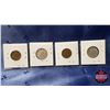 Image 2 : Canada Coins (4): Five Cent 1942Tom; Five Cent 1943Tom; Twenty Five Cent 1942; Twenty Five Cent 1943