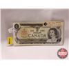 Image 1 : Canada $1 Bill 1973 (Note Near Solid S/N#) : Crow/Bouey #EAV3533333 (See Pics for Signatures/Serial 