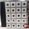 Image 11 : Canada One Cent Collection (1938 - 1967) Binder Lot 444 Coins (See Pics!)