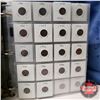 Image 2 : Canada One Cent Collection (1938 - 1967) Binder Lot 444 Coins (See Pics!)