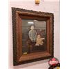 Image 1 : Plaster Cast Frame "Children's Portrait" c.1900 (29"H x 24"W)