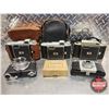 Image 1 : Tray Lot: Variety of Kodak Cameras (5) (See Pics!)