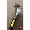 Image 2 : Cobra Head Cane w/Hidden Sword (Cane = 35"L & Blade = 14-1/2"L)