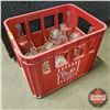 Image 1 : Pop Shoppe Crate w/5 Bottles & 12 Glass Insulators (See Pics!)