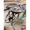 Image 3 : Thompson Clutch Drive Forge Blower Table w/Tools (31"H x 21"Dia) (See Pics!)