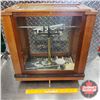 Image 8 : Laboratory Balance Scale in Wood & Glass Cabinet "Cave & Company Ltd Laboratory Supplies & Magnifyin