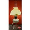 Image 1 : Aladdin Lamp : Washington Drape w/Milk Glass Shade, Electrified