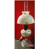 Image 2 : Aladdin Lamp : Washington Drape w/Milk Glass Shade, Electrified