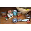 Image 2 : Medalta Bowl w/Spice Tins, Ice Cream Scoop & Beaters (See Pics!)