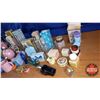 Image 2 : Tray Lot - Variety of Avon Cologne, Perfume Bottles & Hand Cream (Mostly Empty)