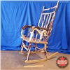 Image 1 : Diamond Willow Rocking Chair 42"H Top of Back 16"H Seat Height x 19-1/2"W (Custom by Larry Charleboi