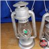 Image 2 : Trio of Barn Lanterns : Beacon (2) & E.T. Wright Ltd (1) (Tallest 16"H)