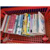 Image 2 : Red Plastic Basket Lot of Children's Novels (44) (See Pics!)