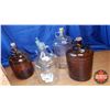 Image 2 : "Drink Coca-Cola" Wood Crate w/4 Glass Jugs & Large Bottle w/Glass Stopper