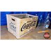 Image 3 : "Drink Coca-Cola" Wood Crate w/4 Glass Jugs & Large Bottle w/Glass Stopper