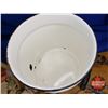 Image 6 : Enamel Bucket w/Lid : Kitchen Items (Candy Thermometer, Juicer, Grater, etc) (10"H w/o Lid) (See Pic