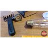 Image 4 : Tray Lot - Electrifying "Audel's Practical Electricity" Book, Light Bulbs, Model T Coils, Vintage Ba