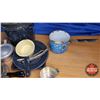 Image 4 : Box Lot: Enamel Cookware, Waffle Iron & Kitchen Accessories (See Pics)