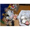 Image 4 : Box Lot - Electrical : Light Switches, Bulbs, Fuse Box, Soldering Irons, etc (See Pics!)