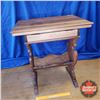 Image 5 : "Kittinger Furniture" Wooden Magazine Side Table w/Storage Under Top (24"H x 22"W x 16"D)