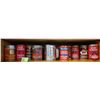 Image 1 : Group of Baking Powder Tins: Blue Ribbon, Magic, Gold Standard & Flour Sifter (See Pics)