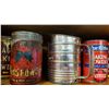 Image 3 : Group of Baking Powder Tins: Blue Ribbon, Magic, Gold Standard & Flour Sifter (See Pics)