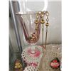 Image 2 : Collector Combo (Pink & Glass Theme): Glass Door Knobs, Costume Jewellery, Crystal Pinwheel Décor Pi