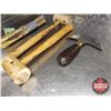 Image 2 : Inuit Blubber Knife; Wooden Leather Mallet & Native Skin Scraper (See Pics)