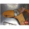 Image 3 : Toy Leather Holster c/w 2 Toy Revolvers & 1 Toy Pistol