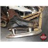 Image 3 : 2 Pairs of Skates: Bower Hockey Skates & Figure Skates & Skate Guards